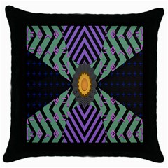 Secret Code Formula Sun Throw Pillow Case (black)