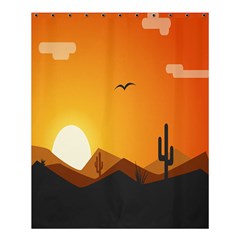 Sunset Natural Sky Shower Curtain 60  X 72  (medium) 