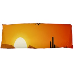 Sunset Natural Sky Body Pillow Case (dakimakura) by Mariart