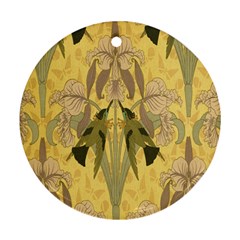 Art Nouveau Round Ornament (two Sides) by NouveauDesign