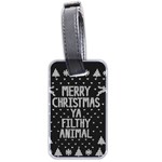 Ugly Christmas Sweater Luggage Tags (Two Sides) Front