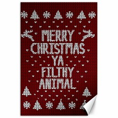 Ugly Christmas Sweater Canvas 20  X 30   by Valentinaart