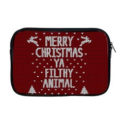 Ugly Christmas Sweater Apple Macbook Pro 17  Zipper Case by Valentinaart