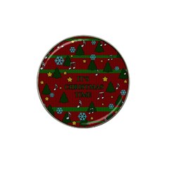 Ugly Christmas Sweater Hat Clip Ball Marker (4 pack)