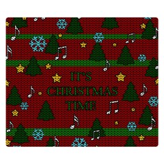 Ugly Christmas Sweater Double Sided Flano Blanket (Small) 