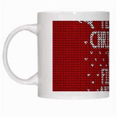 Ugly Christmas Sweater White Mugs by Valentinaart