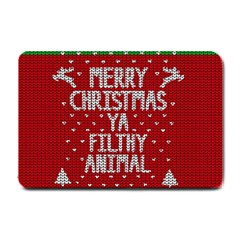 Ugly Christmas Sweater Small Doormat  by Valentinaart