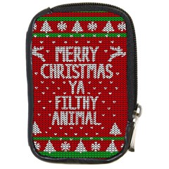 Ugly Christmas Sweater Compact Camera Cases by Valentinaart