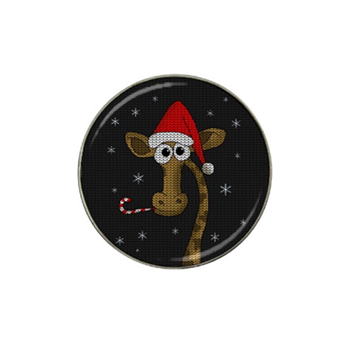 Christmas Giraffe  Hat Clip Ball Marker