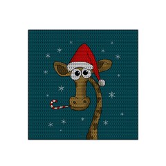 Christmas Giraffe  Satin Bandana Scarf