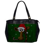 Christmas Giraffe  Office Handbags Front