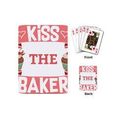 Kiss The Baker Playing Cards (mini)  by BakersandArtists