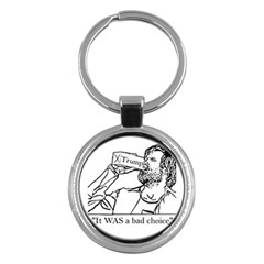 Trump Novelty Design Key Chains (round)  by PokeAtTrump