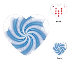 Prismatic Hole Blue Playing Cards (heart) 
