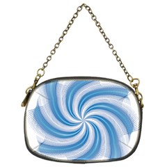 Prismatic Hole Blue Chain Purses (two Sides)  by Mariart