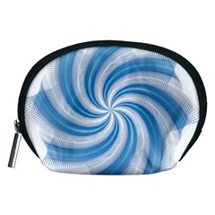 Prismatic Hole Blue Accessory Pouches (medium)  by Mariart