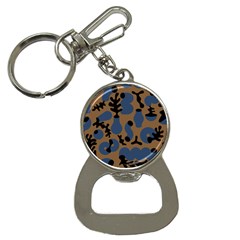 Superfiction Object Blue Black Brown Pattern Button Necklaces