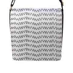 Tattoos Transparent Tumblr Overlays Wave Waves Black Chevron Flap Messenger Bag (l) 