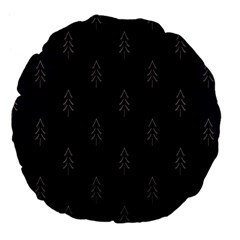 Tree Christmas Large 18  Premium Flano Round Cushions by Mariart