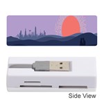 Wedding Lavender Moon Romantic Natural Memory Card Reader (Stick)  Front