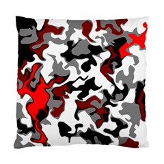 Vector Red Black White Camo Advance Standard Cushion Case (two Sides) by Mariart