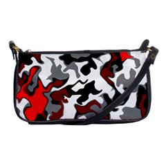 Vector Red Black White Camo Advance Shoulder Clutch Bags