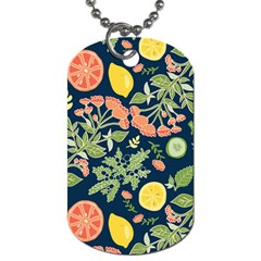 Summer Fruite Orange Lemmon Tomato Dog Tag (one Side)