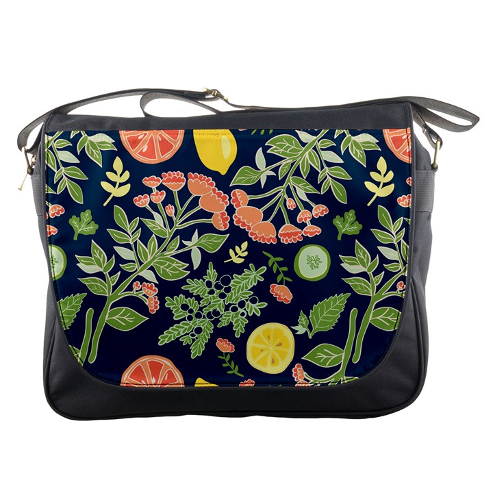 Summer Fruite Orange Lemmon Tomato Messenger Bags