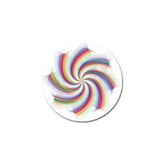 Prismatic Hole Rainbow Golf Ball Marker (4 Pack)