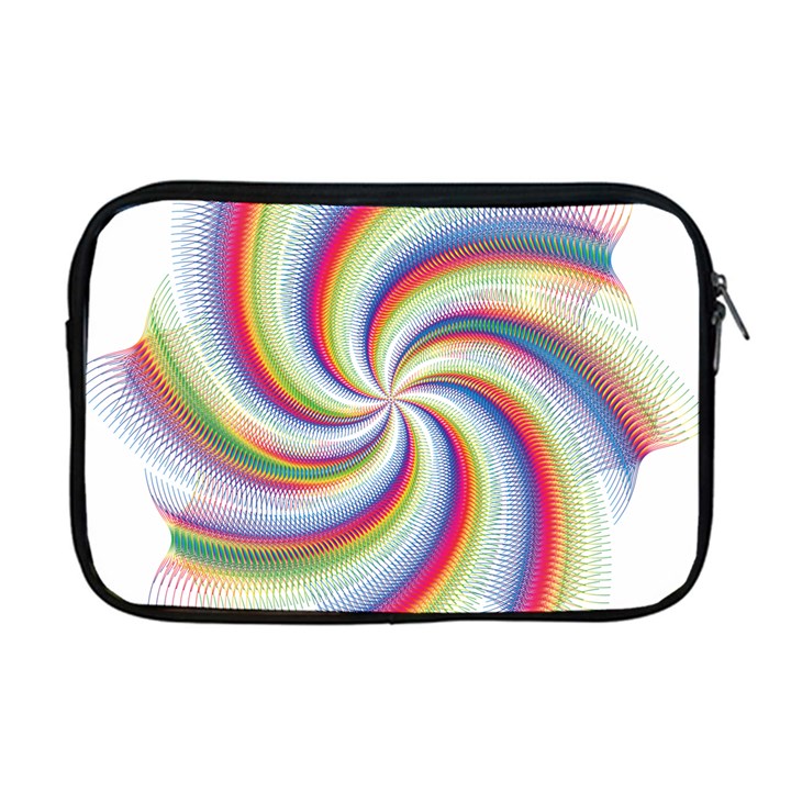 Prismatic Hole Rainbow Apple MacBook Pro 17  Zipper Case