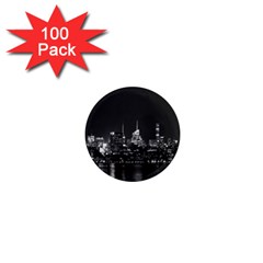 New York Skyline 1  Mini Magnets (100 Pack)  by Celenk