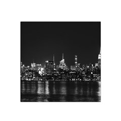 New York Skyline Satin Bandana Scarf by Celenk