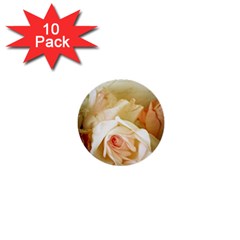 Roses Vintage Playful Romantic 1  Mini Buttons (10 Pack)  by Celenk