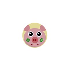 Luck Lucky Pig Pig Lucky Charm 1  Mini Buttons by Celenk