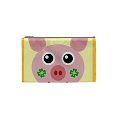 Luck Lucky Pig Pig Lucky Charm Cosmetic Bag (small)  by Celenk