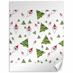 Christmas Santa Claus Decoration Canvas 12  X 16   by Celenk