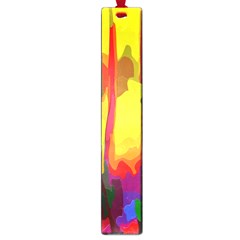 Abstract Vibrant Colour Botany Large Book Marks by Celenk