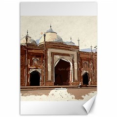 Agra Taj Mahal India Palace Canvas 12  X 18   by Celenk