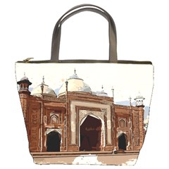 Agra Taj Mahal India Palace Bucket Bags by Celenk