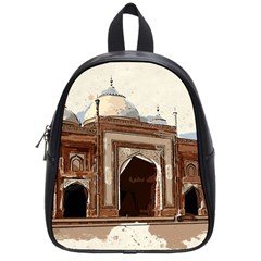 Agra Taj Mahal India Palace School Bag (small) by Celenk