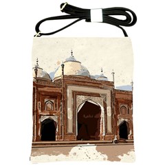 Agra Taj Mahal India Palace Shoulder Sling Bags by Celenk