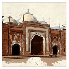 Agra Taj Mahal India Palace Large Satin Scarf (square) by Celenk