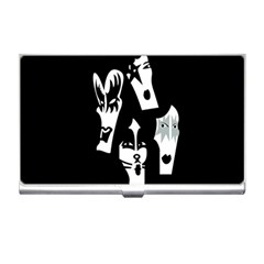 Kiss Band Logo Business Card Holders by Celenk