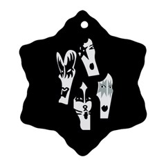 Kiss Band Logo Ornament (snowflake) by Celenk