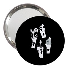 Kiss Band Logo 3  Handbag Mirrors by Celenk