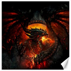 Dragon Legend Art Fire Digital Fantasy Canvas 16  X 16   by Celenk
