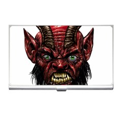 Krampus Devil Face Business Card Holders by Celenk