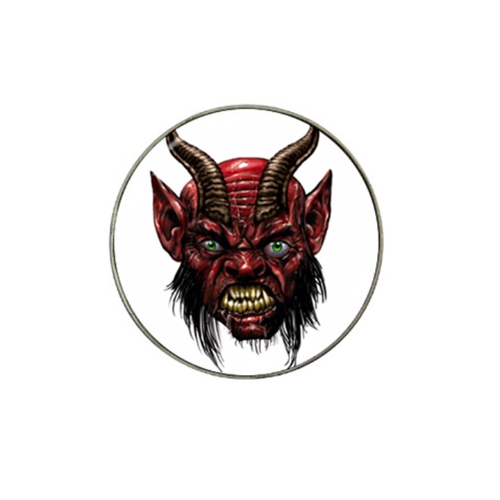 Krampus Devil Face Hat Clip Ball Marker (4 pack)