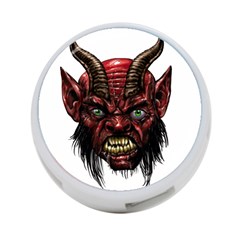 Krampus Devil Face 4-port Usb Hub (one Side) by Celenk