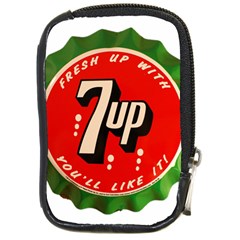 Fresh Up With  7 Up Bottle Cap Tin Metal Compact Camera Cases by Celenk